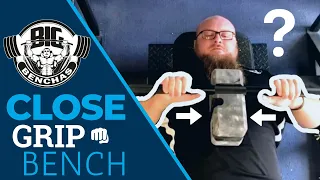 Close Grip Bench Press GRIP WIDTH (how close is too close?)