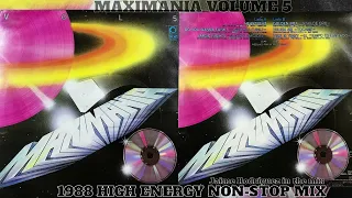 MAXIMANIA 5 ⚡ HIGH ENERGY NON-STOP MIX 1988 LP Electronic Hi-NRG Disco '80s