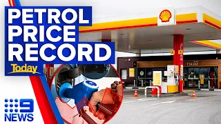 Petrol prices skyrocket to $2.24 per litre in all-time record | 9 News Australia