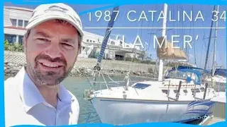 1987 Catalina 34 - La Mer - Boat Tour ⛵