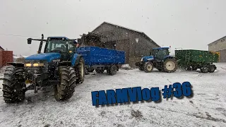 FARMVlog #36 - Vývoz hnoje a náhlé sněžení 🚜