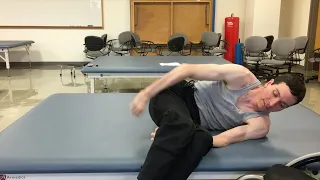 C6-C8 Quadriplegics Getting Out of Bed Part 3: Supine to Short Sitting - Demonstration