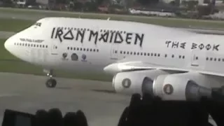 IRON MAIDEN CHEGANDO AO AEROPORTO DE FORTALEZA #MelhorVideo#