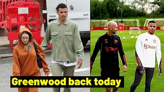 Mason Greenwood back in training with Manchester United after preseason 2023