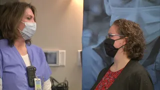 Woman reunites with nurse who rescued her from burning car | ABC7 Chicago