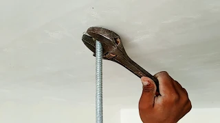 ceiling clamp installation and strong test