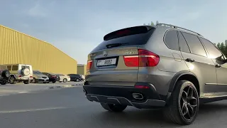 звук выхлопа на Х5 Е70 exhaust system for  BMW X5 70