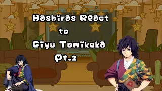Hashira Reacts to Giyu Part 2///Final Part///Giyu Harem///Check Description
