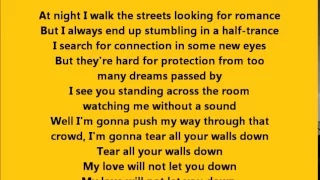 Bruce Springsteen - My love will not let you down with Lyrics