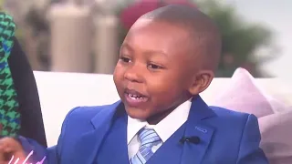 The Lord said children would do mighty things!!Little boy baptizes toys on the Jennifer Hudson Show!