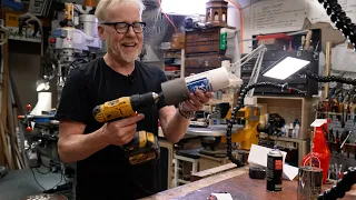 Inside Adam Savage's Cave: Spray Paint Mixer Unboxing!