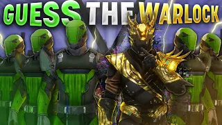 GUESS THE WARLOCK MAIN! | Destiny 2 Season Of The Wish