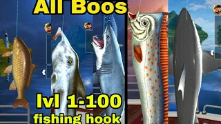 🔴 All bos fishing hook ⁉️ lvl 1-100