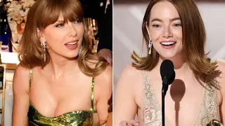 Emma Stone Jokingly Calls Taylor Swift ‘an A—hole’ at the Golden Globes.🤬😡😠