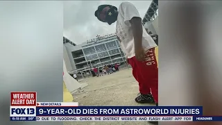 9-year-old dies from Astroworld injuries