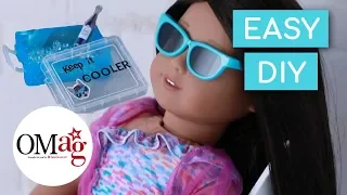 Make a Cute Cooler for Your Doll | Doll DIY | @AmericanGirl