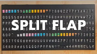 Split Flap Display by Oat Foundry | Old School Departures Boards