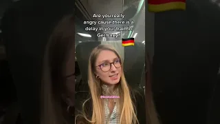 When there is delay in the train in Germany 🇩🇪