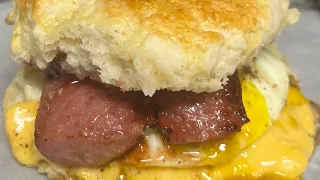 Big Biscuit Breakfast Sandwich!