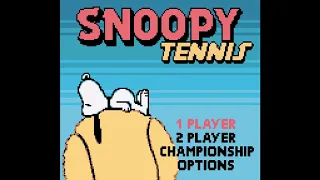 Snoopy Tennis / Gameboy Color