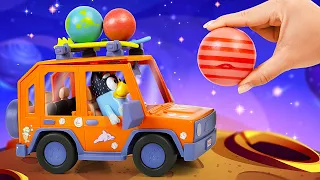 Learn 8 Planets and Solar System for Preschool Toddlers with Fun Puzzle Toys 🪐🌎