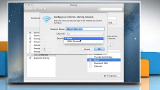 How to use Wifi Internet sharing on your Mac®