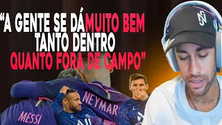 NEYMAR REVELOU A VERDADE SOBRE SUA AMIZADE COM MESSI AO VIVO