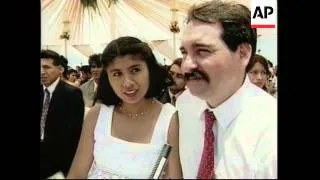 PERU: CALLAO: MASS MARRIAGE CEREMONY