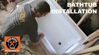 How to Install a Bathtub...Acrylic Kohler Archer (Step-by-Step)