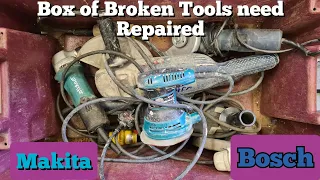 Repairing a Box of Makita and Bosch power tools