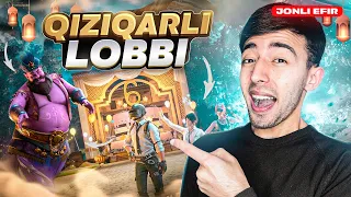 QIZIQARLI LOBBI QILAMIZ STRIM 🔥 PUBG MOBILE!!!