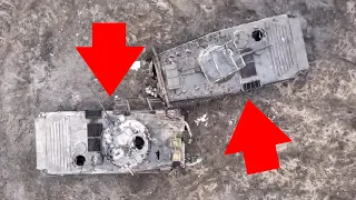 BMP-1 And 2 Explode As Drone Drops Grenade