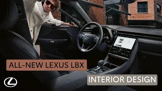 All-new Lexus LBX: Interior Design