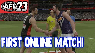 AFL 23- My First Official Online Match | Live Commentary