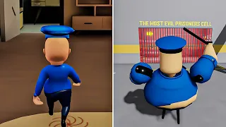 Playing as POLICE in MOST SECURE Prison! Baby In Yellow VS Roblox