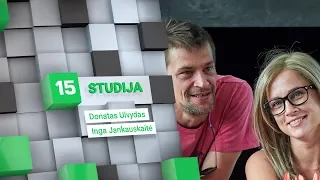 15min studijoje – Inga Jankauskaitė ir Donatas Ulvydas: apie naują filmą