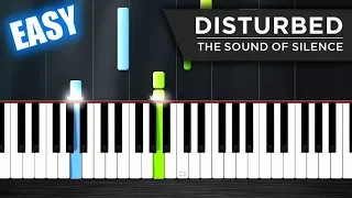 Disturbed - The Sound Of Silence - EASY Piano Tutorial by PlutaX