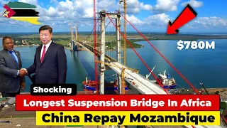 China Build A $780 Million Longest Suspension Bridge in Africa.