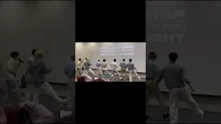 Ateez shaking their butts at offline London fansign 😂