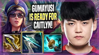 GUMAYUSI CRAZY GAME WITH CAITLYN! - T1 Gumayusi Plays Caitlyn ADC vs Ezreal! | Season 2022