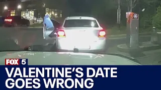 Man runs from police, Valentine's Day date | FOX 5 News