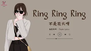 🔊《Ring Ring Ring》- 不是花火呀【動態歌詞/Pinyin Lyrics】 【原唱：SHE】『 拉長耳朵提高警覺  神經細胞全面戒備』