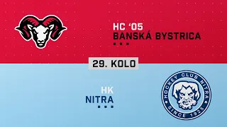 29.kolo HC 05 Banská Bystrica - HK Nitra HIGHLIGHTS