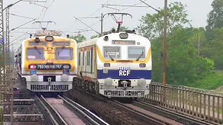 ‎️‍🔥Awesome Fast EMU & MEMU Trains of South Eastern Railway | ⚡Beautiful RCF MEMU & BEML Trains