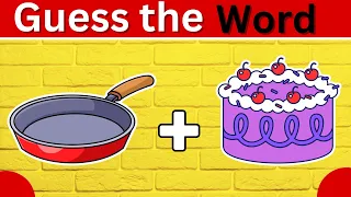 Guess The Word by Emoji - Food and Restaurant Edition 🍔🍕Brain Tease Guess