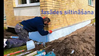 Do-it-yourself facade insulation with mineral wool