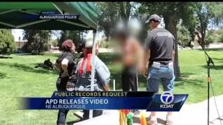 Albuquerque police release video from June officer shooting protest