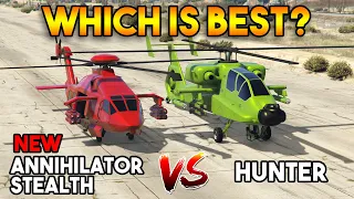 GTA 5 ONLINE : ANNIHILATOR STEALTH VS HUNTER (WHICH IS BEST?)