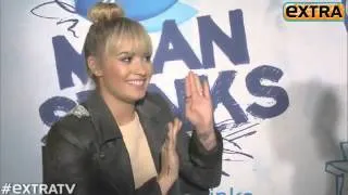 Simon Cowell and Demi Lovato - ExtraTV Interview [September 20, 2012]