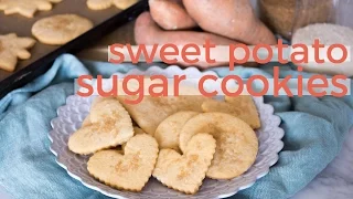 Vegan Sweet Potato Sugar Cookies